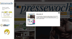 Desktop Screenshot of pressewoche.de